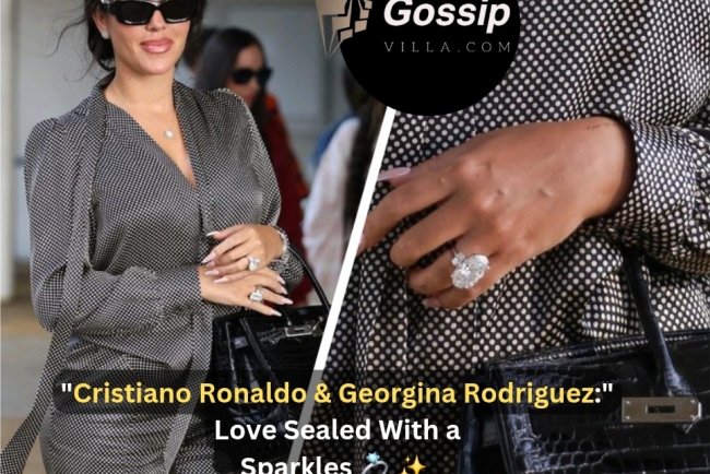 Cristiano Ronaldo & Georgina Rodriguez: Love Sealed With a  Sparkle