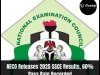 NECO Releases 2025 SSCE Results, 60% Pass Rate Recorded