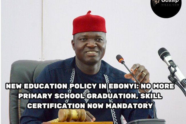 New Education Policy in Ebonyi: No More Primary School Graduation, Skill Certification Now Mandatory