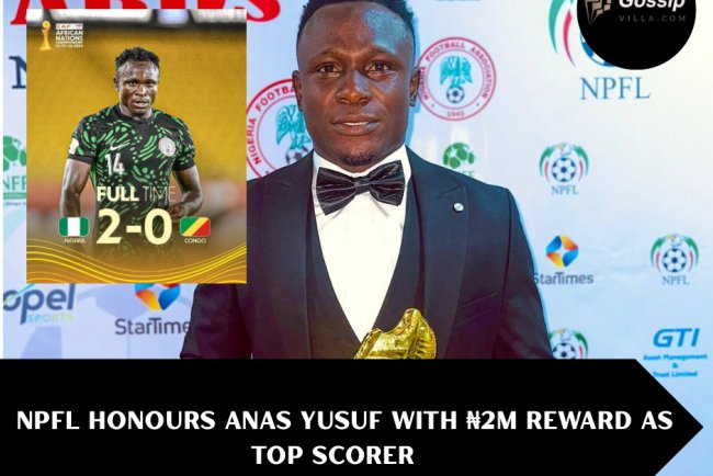 NPFL Honours Anas Yusuf with ₦2m Reward as Top Scorer