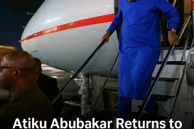 Atiku Abubakar Returns to Nigeria, Fuels Speculation Over ADC Presidential Bid for 2027