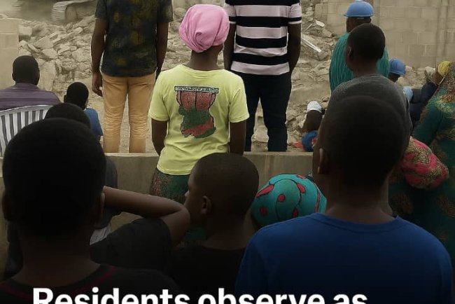 Oworonshoki Buildings Pulled Down by Lagos Govt, Residents Left Displaced