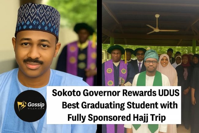 Sokoto Gov Gifts Top UDUS Grad Fully Sponsored Hajj Trip