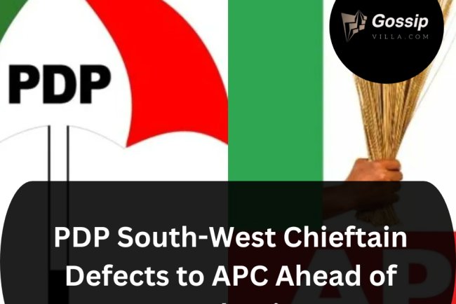 PDP South-West Chieftain Defects to APC Ahead of 2027 Elections
