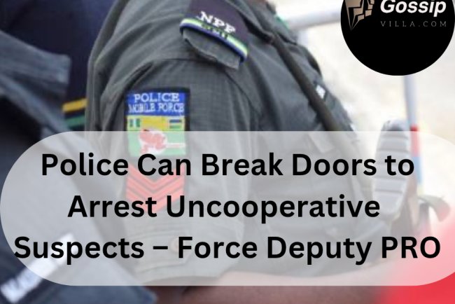 BREAKING: Police Can Break Doors to Arrest Uncooperative Suspects – Force Deputy PRO