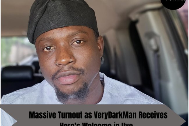 Massive Turnout as VeryDarkMan Receives Hero’s Welcome in Uyo