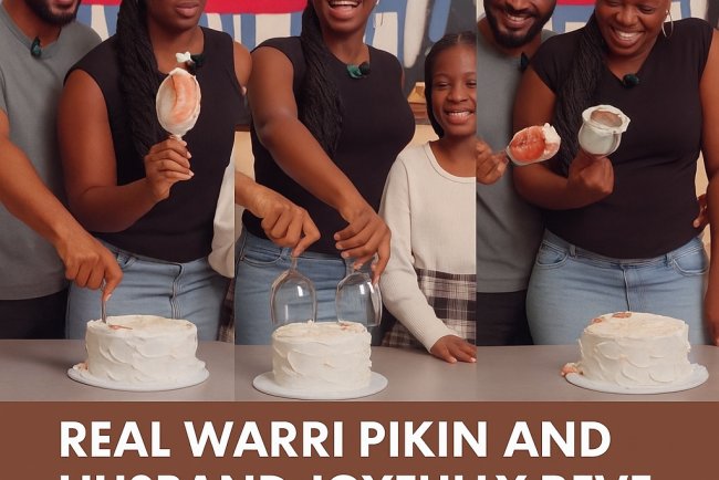 Real Warri Pikin and Husband Joyfully Reveal They’re Expecting a Baby Girl