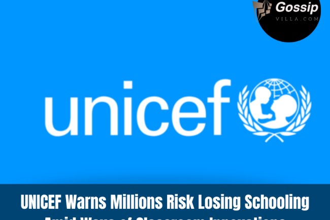 UNICEF Warns Millions Risk Losing Schooling Amid Wave of Classroom Innovations