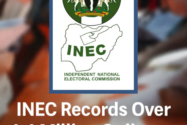 INEC Hits 4.4 Million Online Voter Pre-Registrations in Just Four Weeks