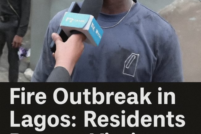 Fire Outbreak in Lagos: Residents’ Bravery Saves Lives Amid Tragedy