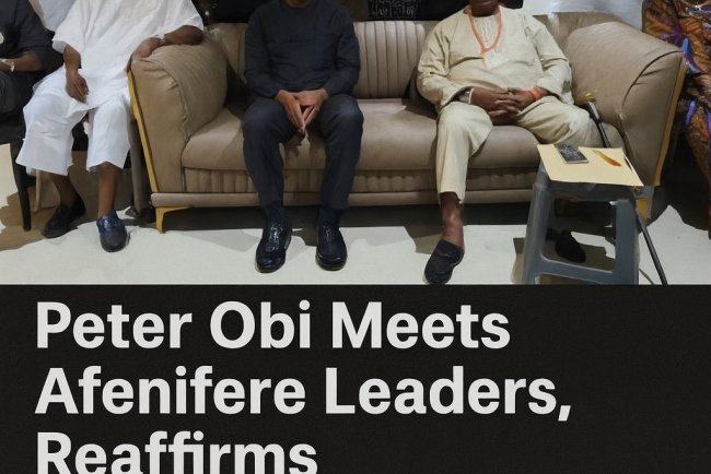 Peter Obi Meets Afenifere Leaders, Vows Inclusive Governance for All Nigerians