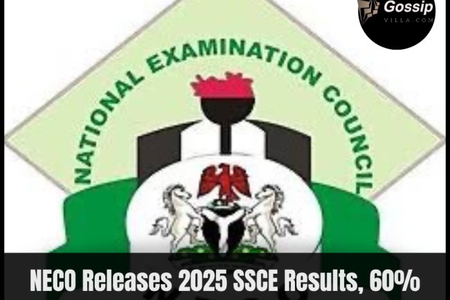 NECO Releases 2025 SSCE Results, 60% Pass Rate Recorded
