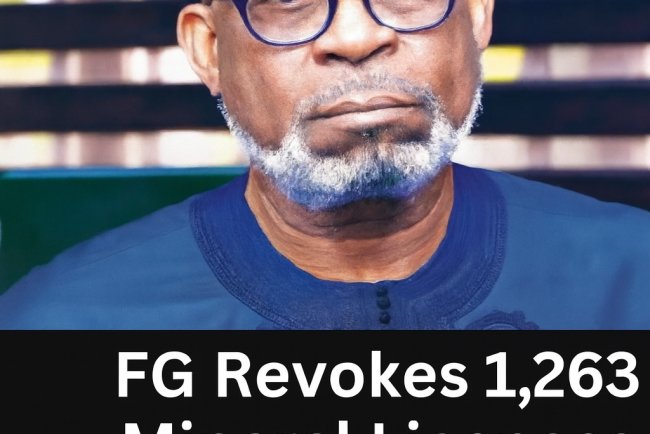 FG Revokes 1,263 Mineral Licences to Reform Nigeria’s Solid Minerals Sector