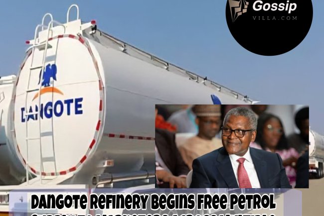 Dangote Refinery Begins Free Petrol Supply to Marketers Across Multiple States