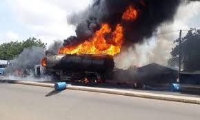 BREAKING NEWS: Tanker Explosion Sparks Panic at lyana Isolo, Lagos