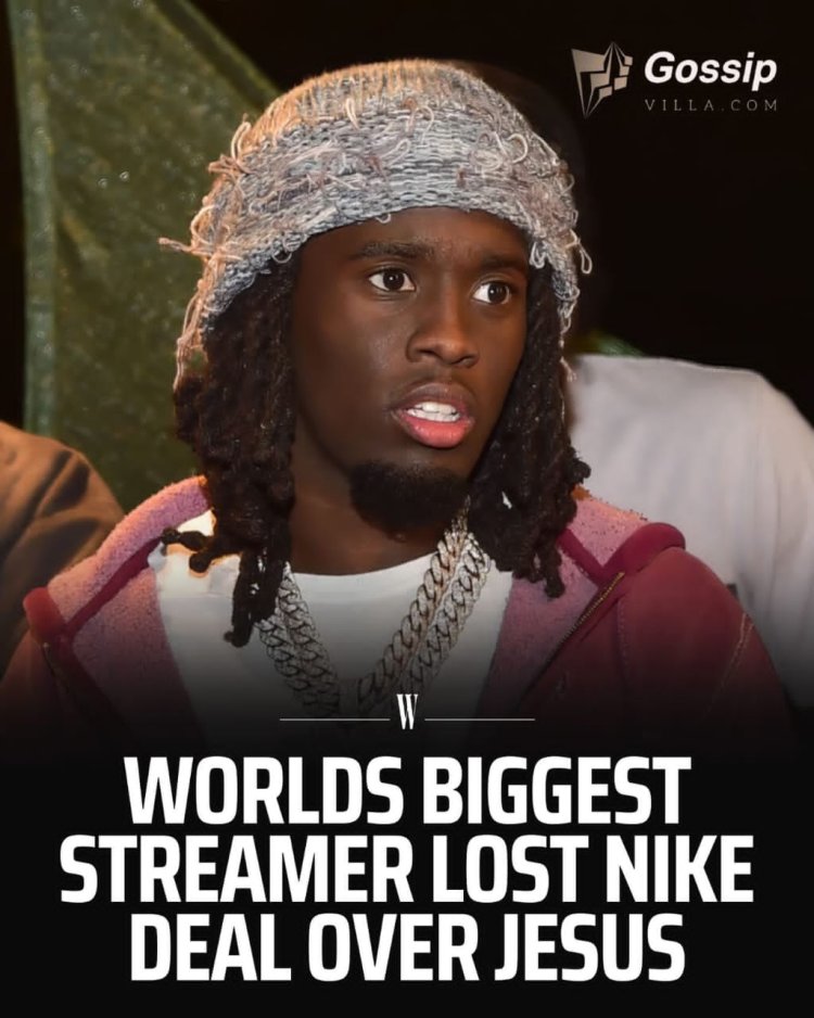 Kai Cenat turned down Nike deals worth $300M because he was asked to never mention Jesus Christ.