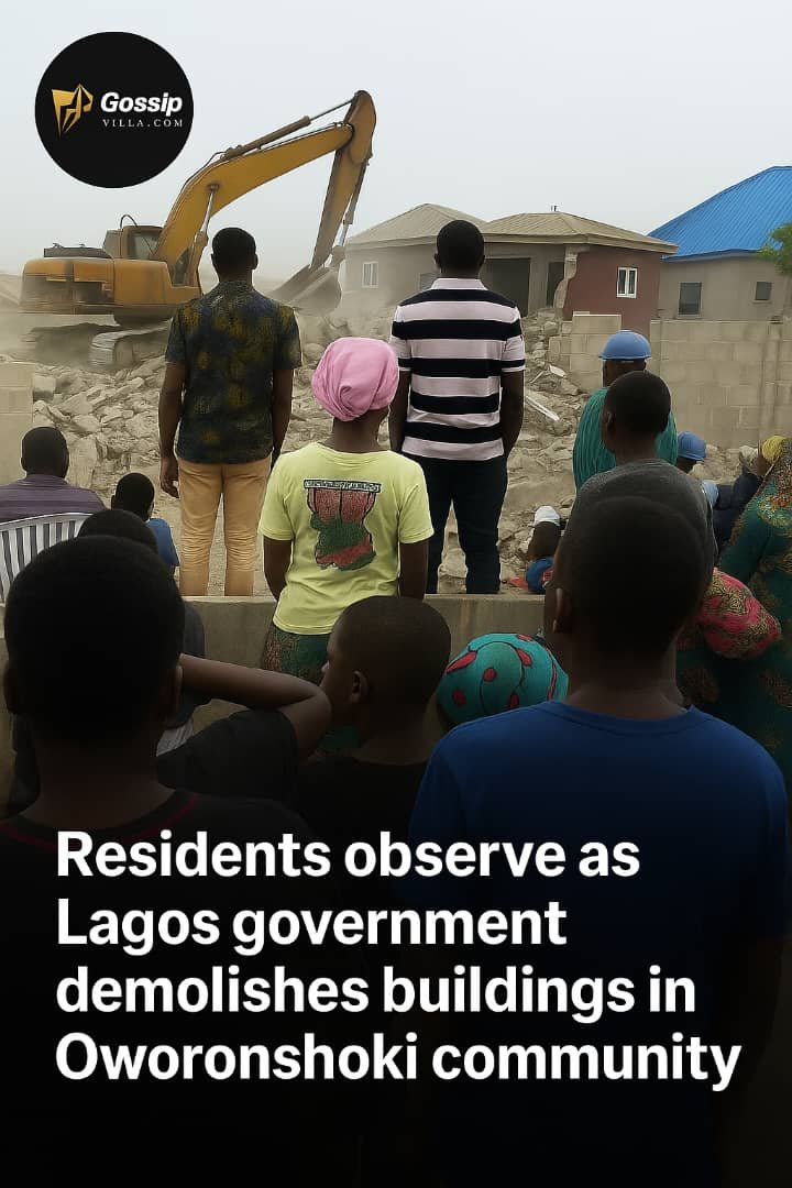 Oworonshoki Buildings Pulled Down by Lagos Govt, Residents Left Displaced