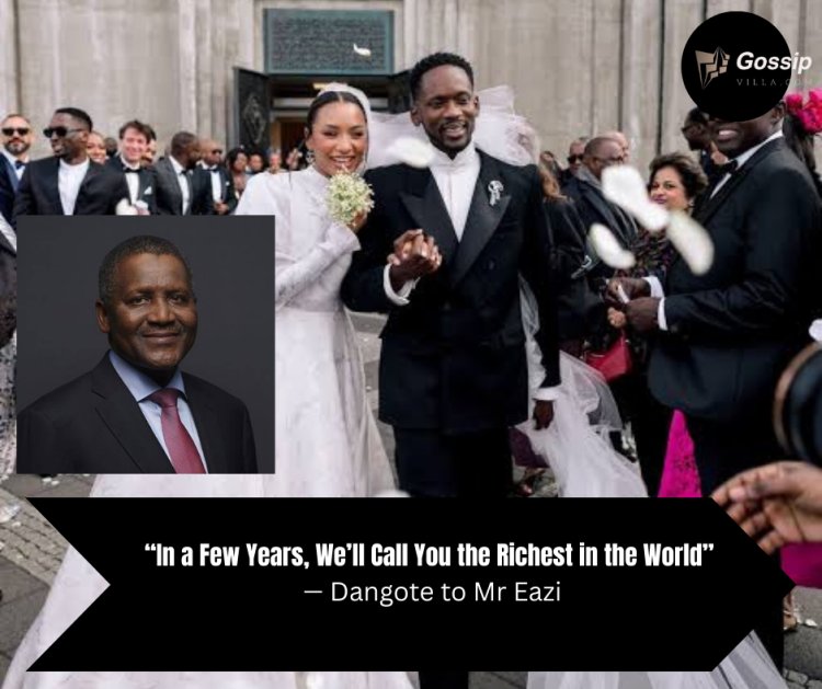 Dangote Praises Mr Eazi’s 18-Country Biz Empire and Promises Big Baby Bash at His Wedding”