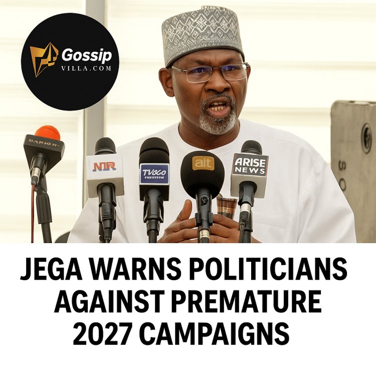 Jega Cautions Politicians Against Early 2027 Campaigns