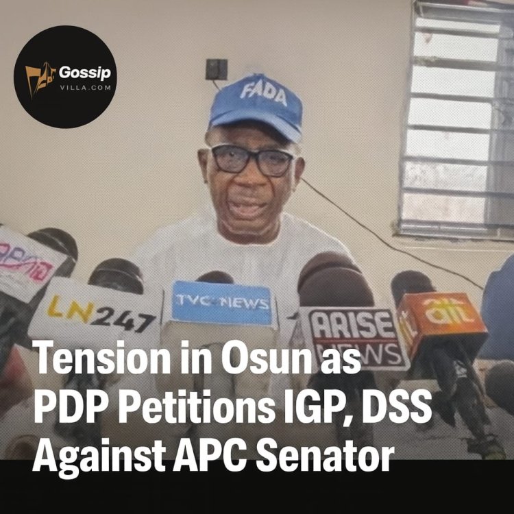 PDP Petitions IGP, DSS Over Alleged Intimidation by Defected Osun Senator Fadahunsi