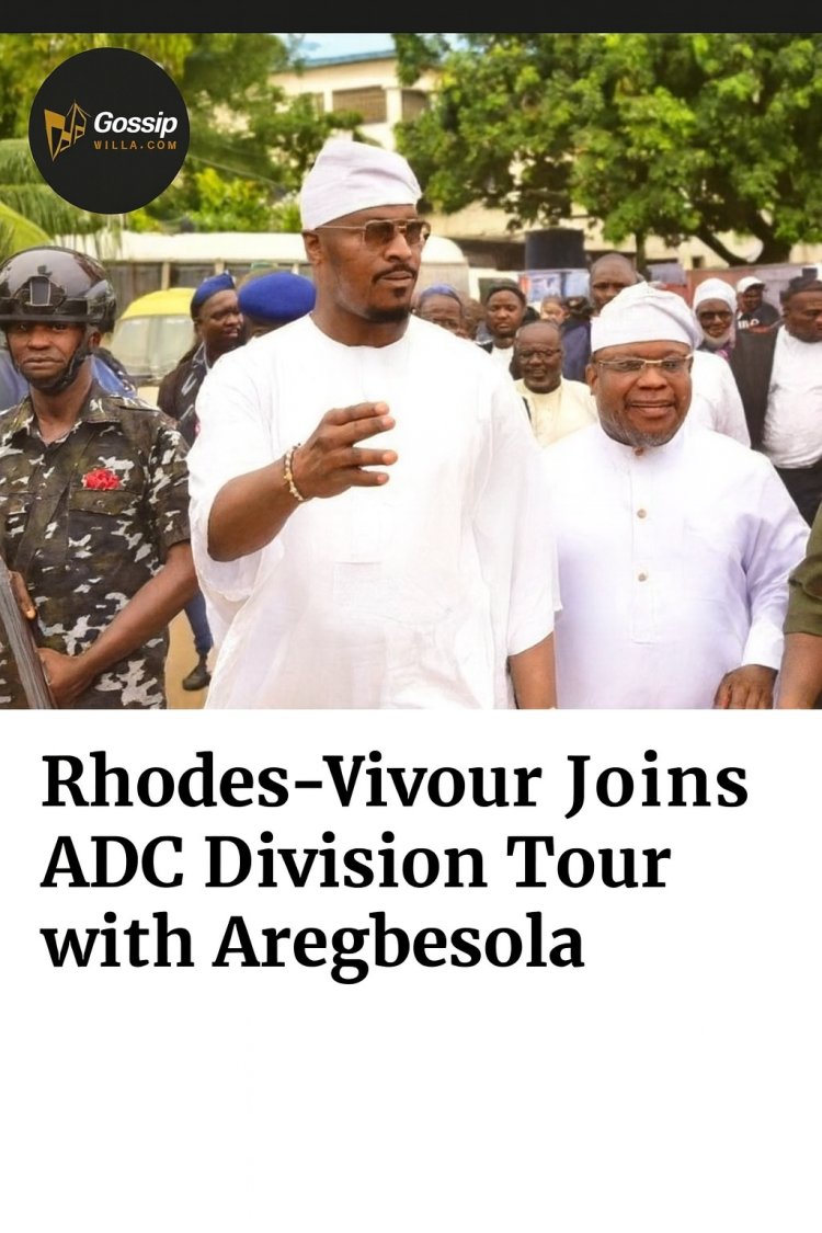 Rhodes-Vivour Joins Aregbesola in ADC Division Tour, Sparks 2027 Speculation