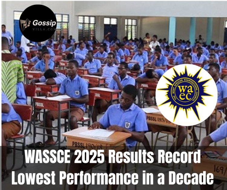WASSCE 2025 Results Record Lowest Performance in a Decade