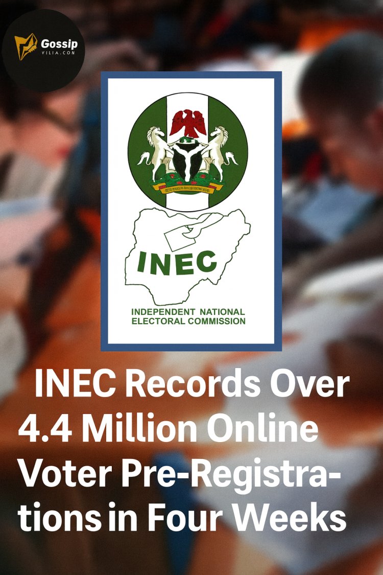 INEC Hits 4.4 Million Online Voter Pre-Registrations in Just Four Weeks