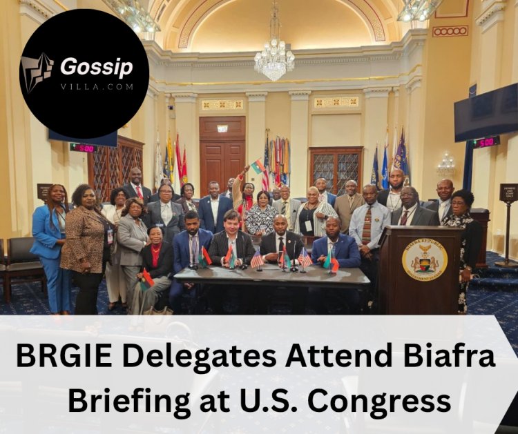 BRGIE Delegates Attend Biafra Briefing at U.S. Congress