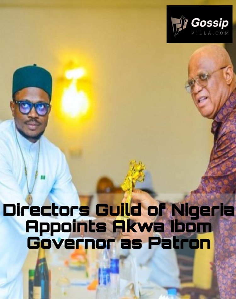 Directors Guild of Nigeria Appoints Akwa Ibom Governor as Patron