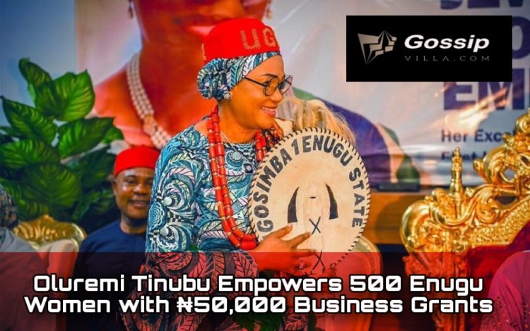 Oluremi Tinubu Empowers 500 Enugu Women with ₦50,000 Business Grants