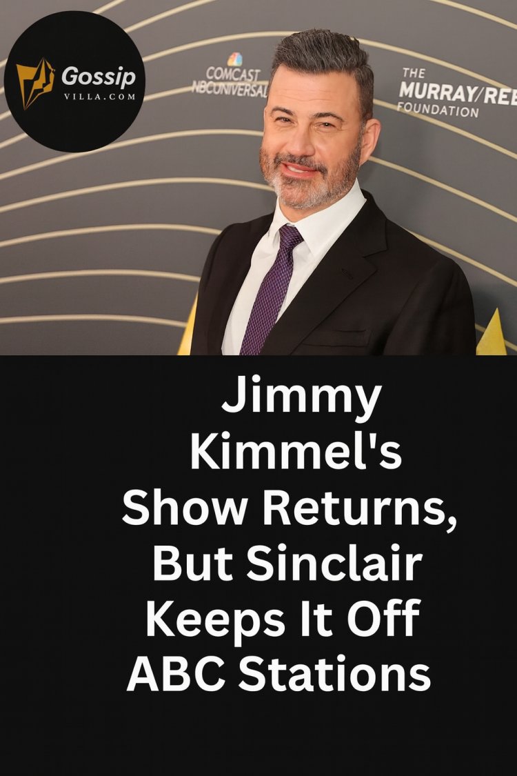 Jimmy Kimmel Live! Returns, But Sinclair Refuses to Air on ABC Stations”
