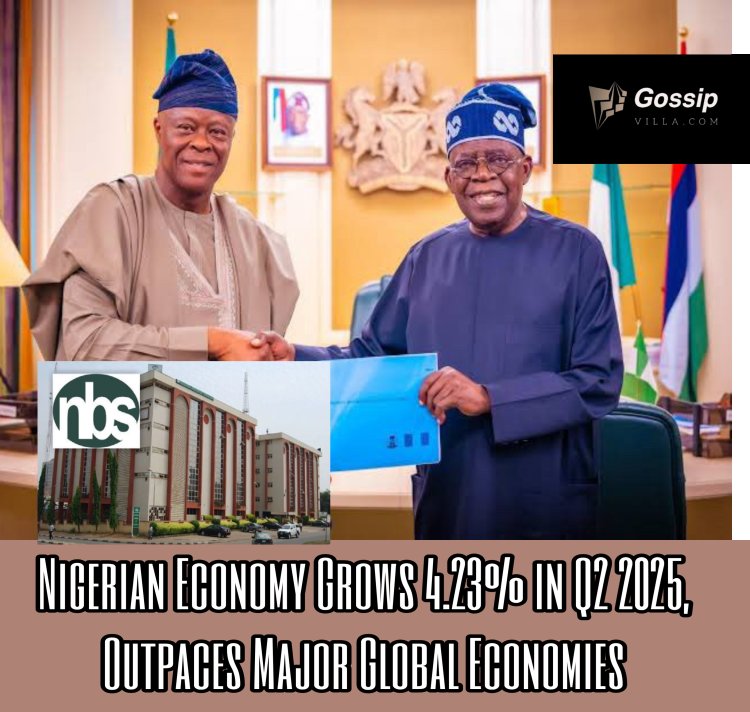 Nigerian Economy Grows 4.23% in Q2 2025, Outpaces Major Global Economies