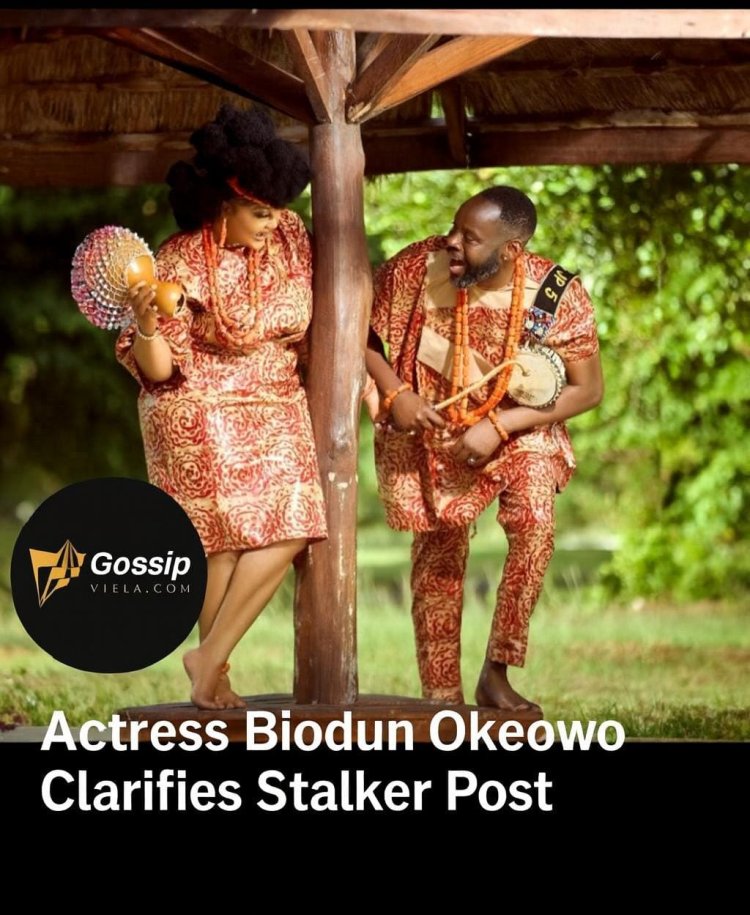 Actress Biodun Okeowo Clarifies “Stalker” Post as Playful Family Joke
