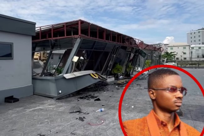 Auto dealer & influencer Ola of Lagos confirms his car showroom has been demolished — just months after its grand opening