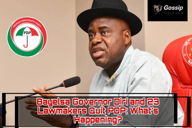 Bayelsa Governor Diri and 23 Lawmakers Quit PDP: What’s Happening?