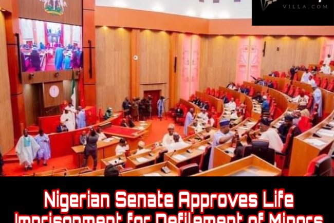 Nigerian Senate Approves Life Imprisonment for Defilement of Minors