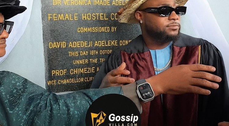 Davido Immortalizes Late Mother with “Veronica Adeleke Female Hostel” at Clifford University