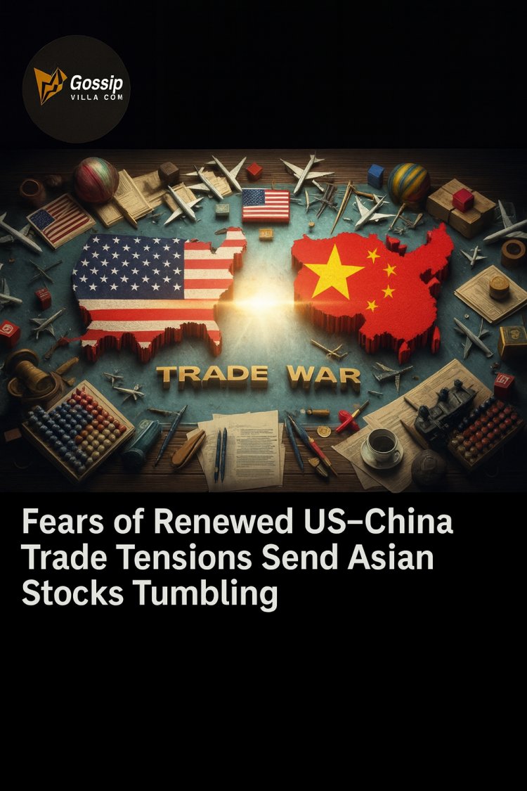 US-China Tariff Tempest Sparks Market Meltdown: Asian Stocks Sink Over 3% as Global Trade War Fears Explode