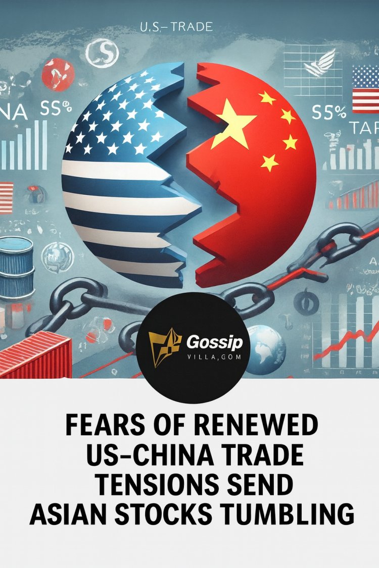 US-China Tariff Tempest Sparks Market Meltdown: Asian Stocks Sink Over 3% as Global Trade War Fears Explode