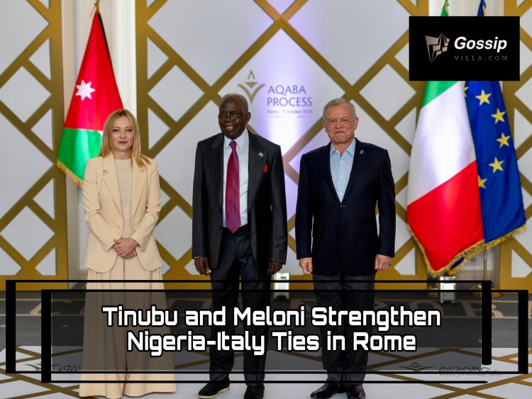 Tinubu and Meloni Strengthen Nigeria-Italy Ties in Rome