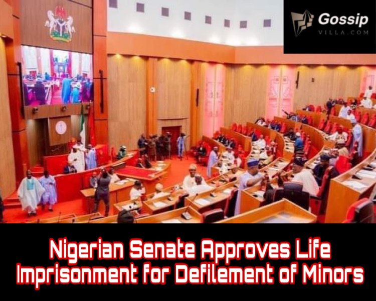 Nigerian Senate Approves Life Imprisonment for Defilement of Minors