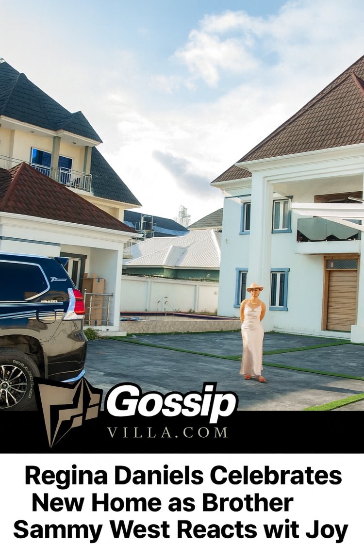 Regina Daniels Stands Tall: Nollywood Star Flaunts New Lagos Mansion Amid Marital Storm