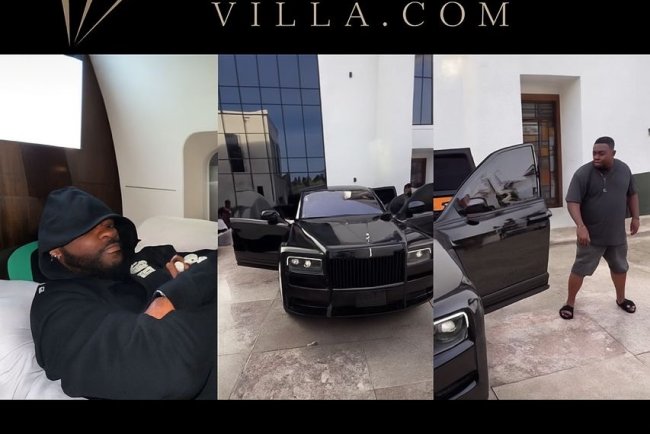 Davido Unveils ₦1.2 Billion Rolls Royce Spectre as Cubana Chief Priest Hails the Ultimate Display of Power and Brotherhood