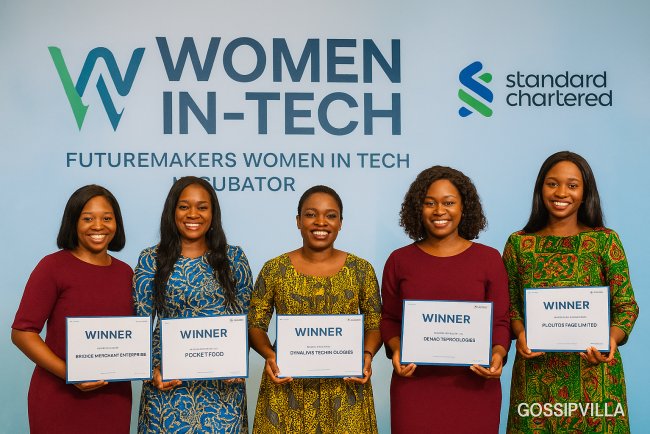 Standard Chartered Empowers 5 Female Tech Founders with $10,000 Each in Its Women-in-Tech Incubator