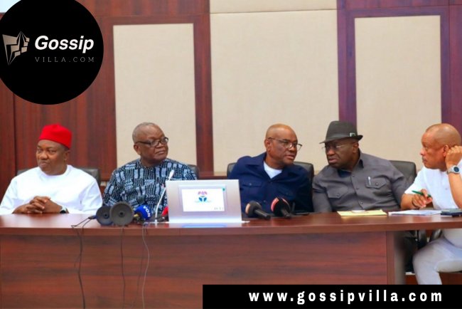 Chaos Erupts at PDP Headquarters: Wike, Makinde, and Bala Mohammed Locked in Fierce Battle for Control