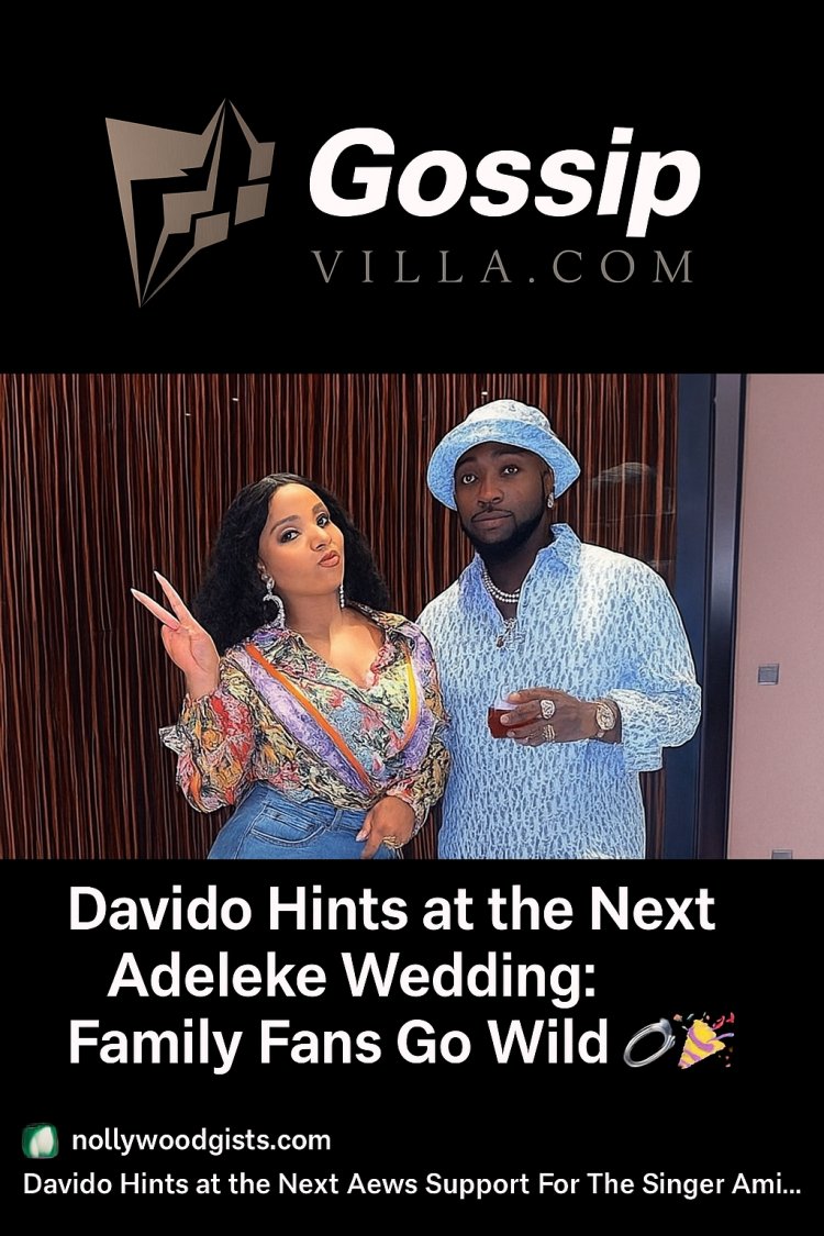 Davido Sparks New Adeleke Wedding Speculation with Playful “You’re Next” Tease to Cousin Adenike