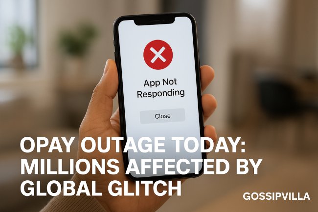 OPay Users Struggle as Global Tech Glitch Disrupts Apps Nationwide
