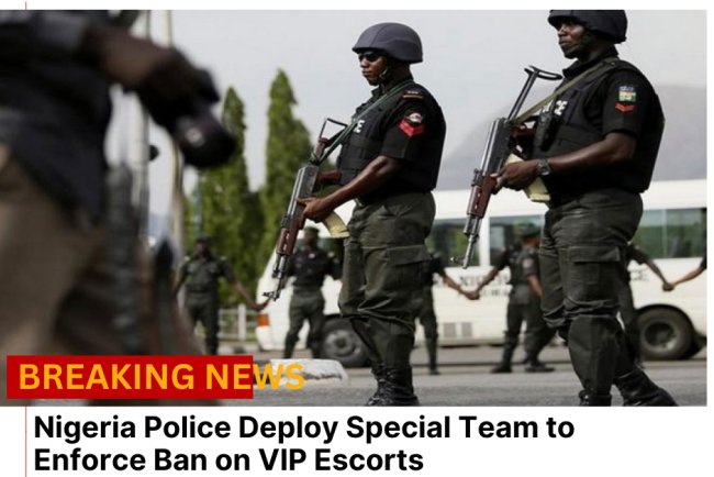 Nigeria Police Deploy Special Team to Enforce Ban on VIP Escorts