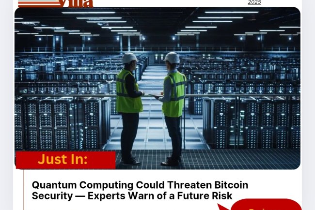 Quantum Computing Could Threaten Bitcoin Security — Experts Warn of a Future Risk