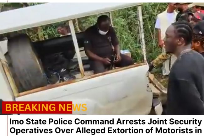 Imo State Police Command Arrests Joint Security Operatives Over Alleged Extortion of Motorists in Obowo LGA